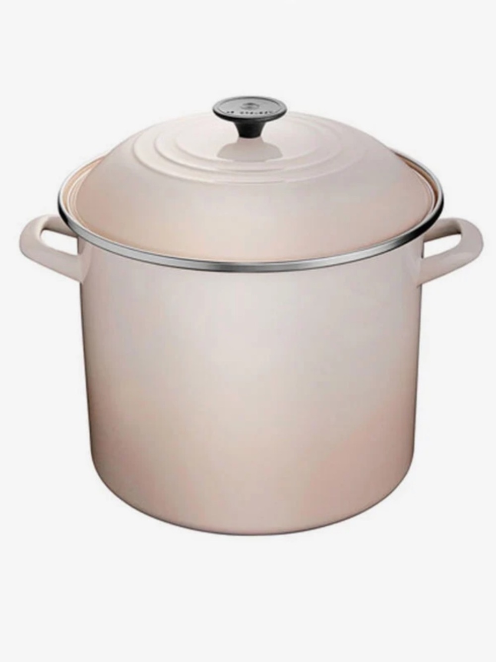 LE CREUSET 8 QT STOCKPOT IN MERINGUE
